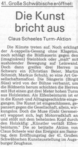 Augsburger Allgemeine Zeitung 11th December 1989